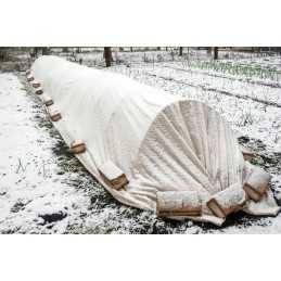 ✨ Lenkiška žiemos dengianti agrotekstilė metrais 1,1m x 1 metras 50g balta