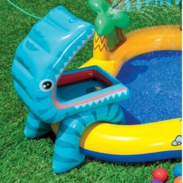 Vandens žaidimų aikštelė, pripučiamas baseinas, intex dinozaurai