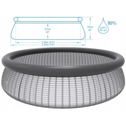 Išplečiamas sodo baseinas 10 pėdų 305x76 bestway 57270