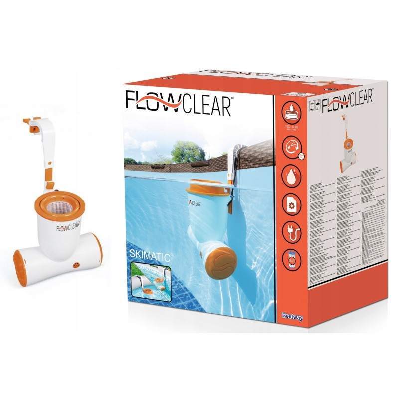 Baseino siurblys 3974l h bestway skimmer skimatic 58469