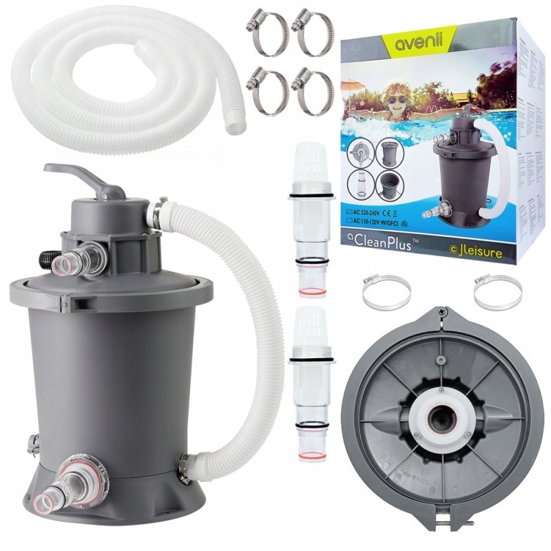 Avenli smėlio siurblys baseinams 3028 lh smėlio filtras baseinams 8 kg 60w