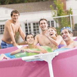 7in1 Barbie rėmas sodo baseinas rožinis 244x76 cm intex pompa 28292