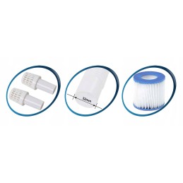 Karkasinis baseinas 360x76cm, pompa ir filtrų komplektas