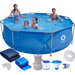 Didelio rėmo sodo baseinas 305x76cm rinkinys 17in1 nemokamas modelis 2024