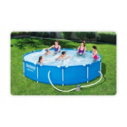 Baseinas 366x76 bestway 56681 rėmo sodas 8in1