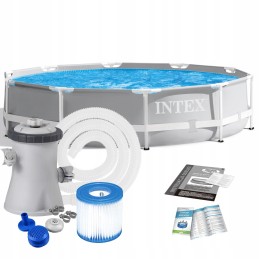 Karkasinis baseinas 305x76cm intex siurblių komplektas 26702