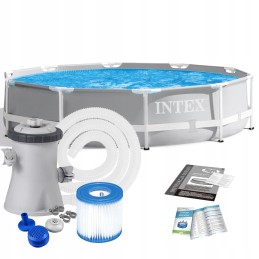 Karkasinis baseinas 305x76cm intex siurblių komplektas 26702