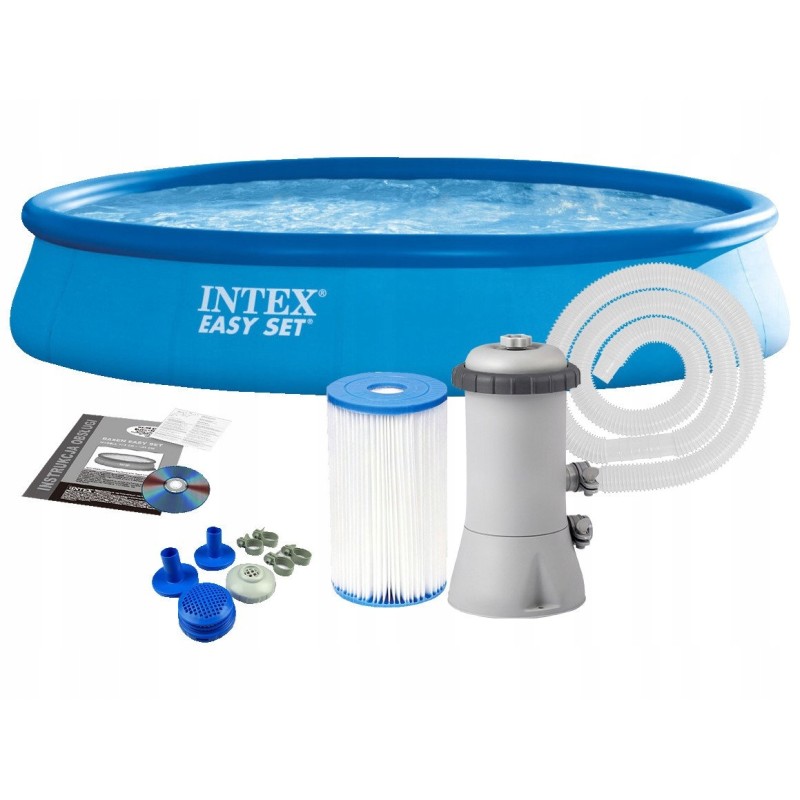 Intex 28158 easy pool 457x84cm siurblys
