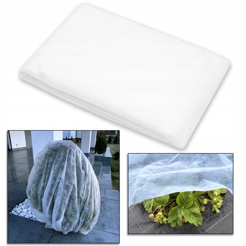 Balta agrotekstilė 1,5m 15g/m2 su UV 15m bellushortus