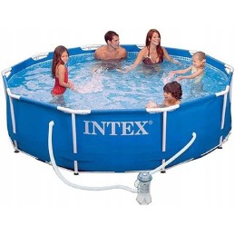 Intex metalinio karkaso vandens šildytuvas 366x99cm