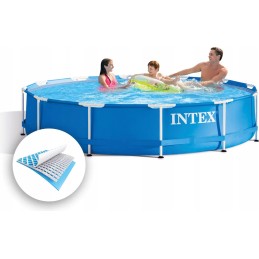Apvalus sodo rėmo baseinas 366x76cm intex