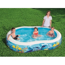 Pripučiamas baseinas su žuvimi 262 x 157 x 46 cm bestway 541
