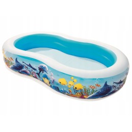 Pripučiamas baseinas su žuvimi 262 x 157 x 46 cm bestway 541