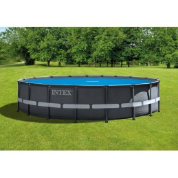 Tvirtas saulės gaubtas baseinui 549 cm, intex 28015 burbulinė folija