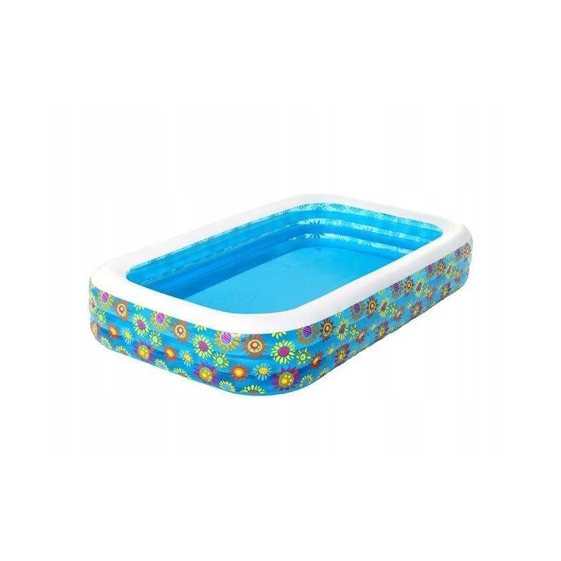 Pripučiamas baseinas su gėlėmis 305 x 183 x 56 cm
