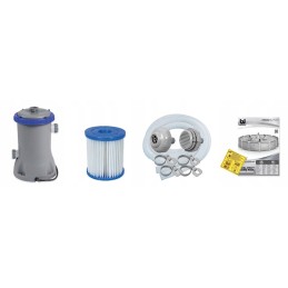 7-in-1 rėmo baseinas, 305x76cm, pompa ir filtras