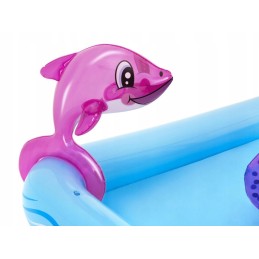 Baseinas žaidimų aikštelė čiuožykla irklavimo baseinas vaikams akvariumas bestway 239x206cm