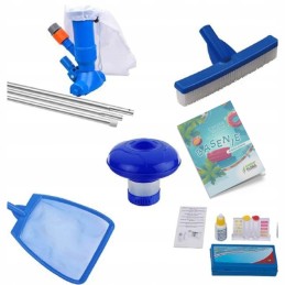 Baseino valymo rinkinys baseino dulkių siurblio tinklelio valymo lazdelė