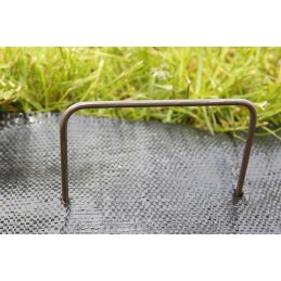 ✨ metaliniai kaiščiai agrotekstilei, agrotekstilei ir geotekstilei tvirtinti, modelis 'u' 15cm kmu500r - (500 vnt.)