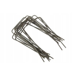 ✨ metaliniai kaiščiai agrotekstilei, agrotekstilei ir geotekstilei tvirtinti, modelis 'u' 15cm kmu500r - (500 vnt.)