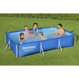 Bestway 56411 rėmo baseinas 300x201x66cm 9in1