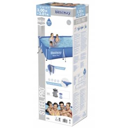 Bestway 56411 rėmo baseinas 300x201x66cm 9in1