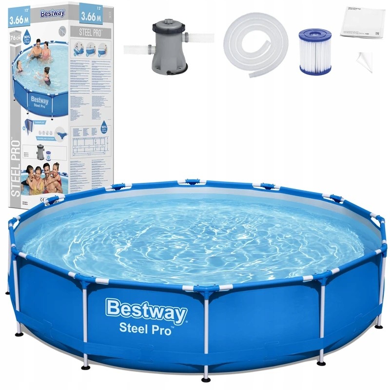 Bestway rėmo baseinas 366cm x 76cm 8in1 56681