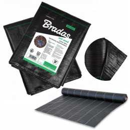 Tvirtas nuo piktžolių agrotekstilės 0,8x5m agrotekstilės kilimėlis