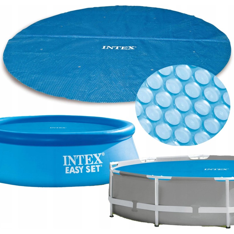 Saulės gaubtas su burbuline folija 457 cm intex 28013