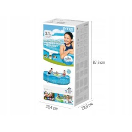 Plieninis sodo baseinas 305x76 su intex pompa