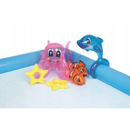 Bestway stačiakampis pripučiamas baseinas 239 x 206 cm