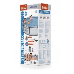 Plieninis sodo baseinas 305 x 76 plieno pro maks