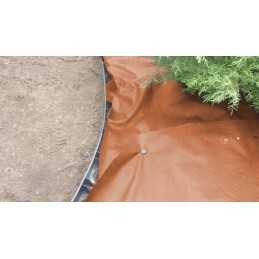 GF agrotekstilė piktžolėms UV P-50 1,1x5m ruda