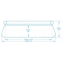 Sodo baseinas 3 viename išplėtimas 396x84 bestway 57376