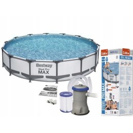 Karkasinis baseinas 366x76cm pro max bestway 56416 7in1