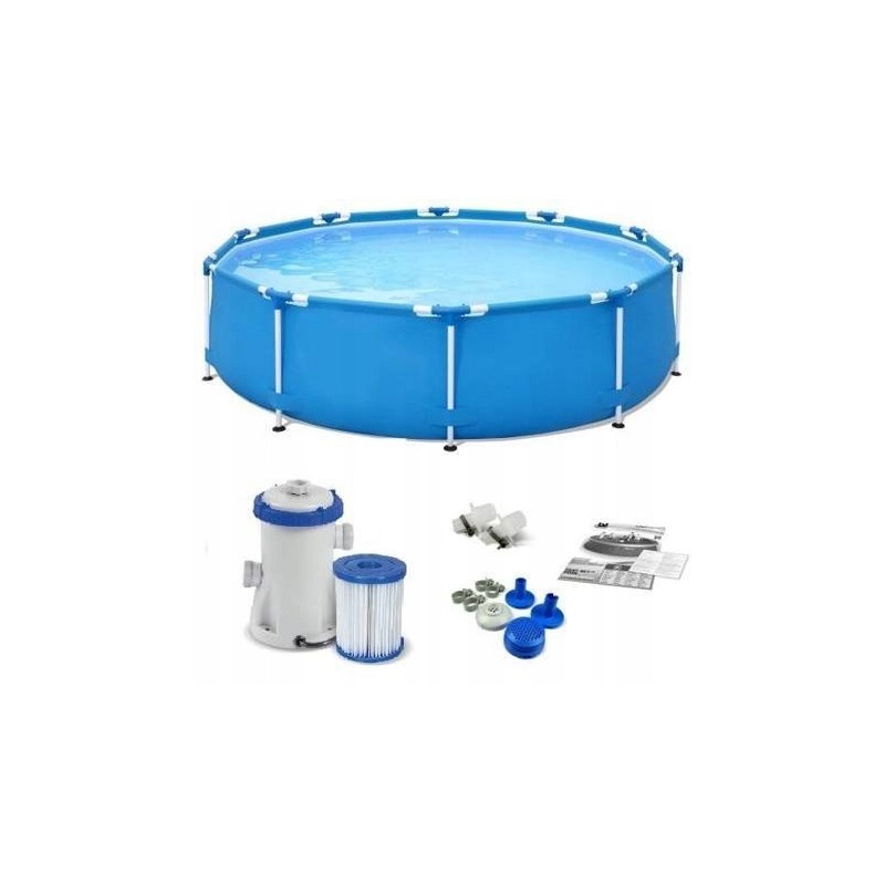 Karkasinis baseinas su pompa 366x76cm bestway