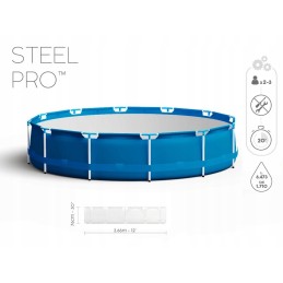 Bestway rėmo baseinas 366cm x 76cm 8in1 56681