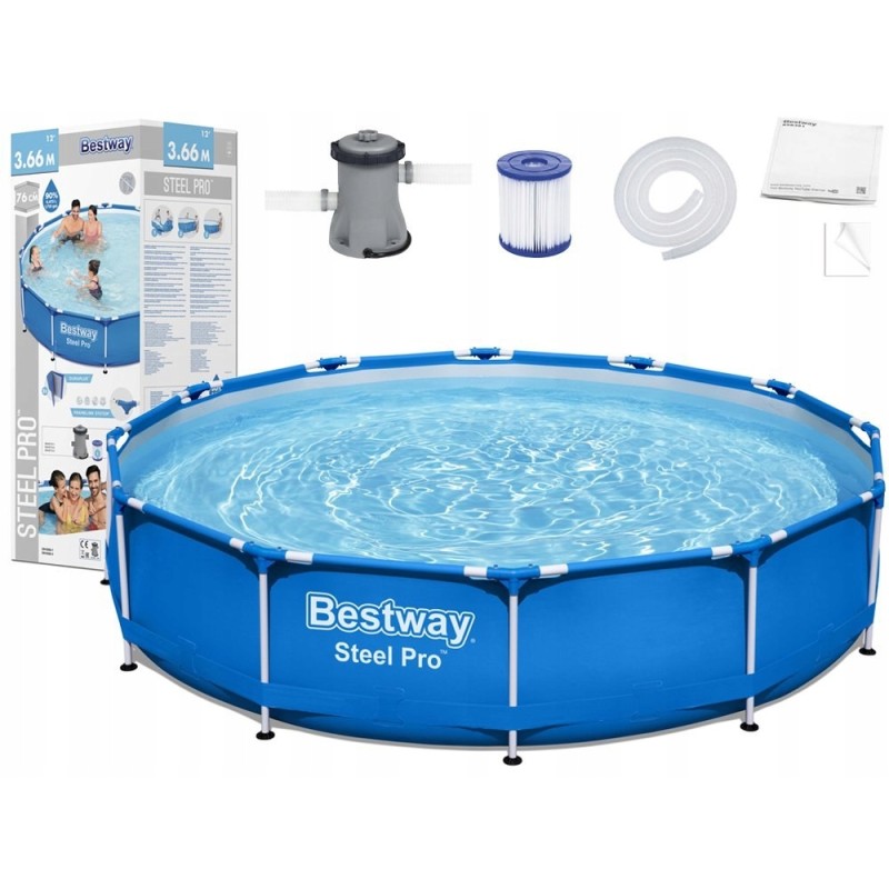 Bestway rėmo baseinas 366cm x 76cm 8in1 56681