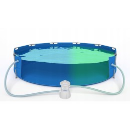 Didelio rėmo sodo baseinas 366x76cm rinkinys 17in1 freebies modelis 2024