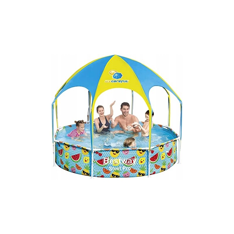 Baseino baldakimas anti-UV dušo 244x51cm bestway 56432