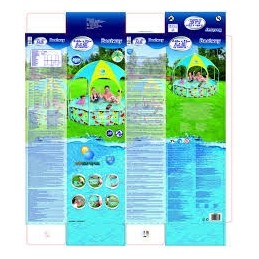 Baseino baldakimas anti-UV dušo 244x51cm bestway 56432