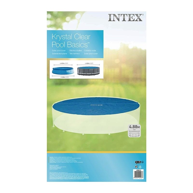 Saulės dangtis baseinui 4 88m intex 28014