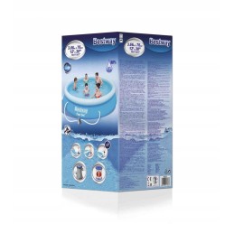 Bestway 57274 baseino išplėtimas apvalus 366x76cm siurblio dangtis tentas chloras