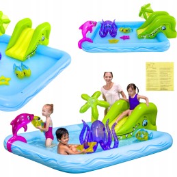 Vaikų vandens žaidimų aikštelė pripučiamas baseinas fontanas čiuožyklos žaislai