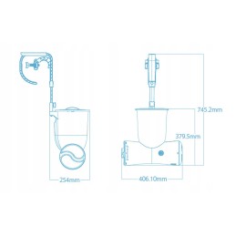 Siurblys 3974 lh skimeris 2in1, skirtas bestway 58469 baseinui