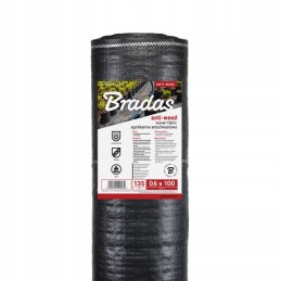 Lauksaimniecības audums mulčēšana pretnezāles melns 0 6m x100m 135 g m2