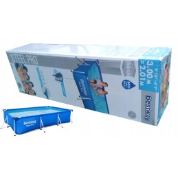 Sodo baseinas ant Bestway rėmo 3x2m su intex kamuoliuku