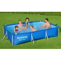 Sodo baseinas ant Bestway rėmo 3x2m su intex kamuoliuku