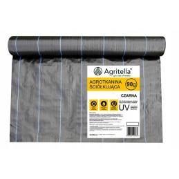 Juoda nuo piktžolių agrotekstilė 0,8x50m 90g ac90130r agritella