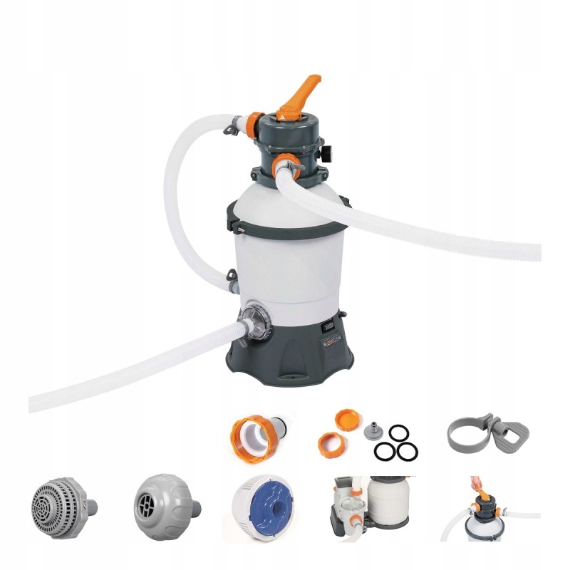 Smėlio siurblio baseino filtras 3028l h bestway 58515